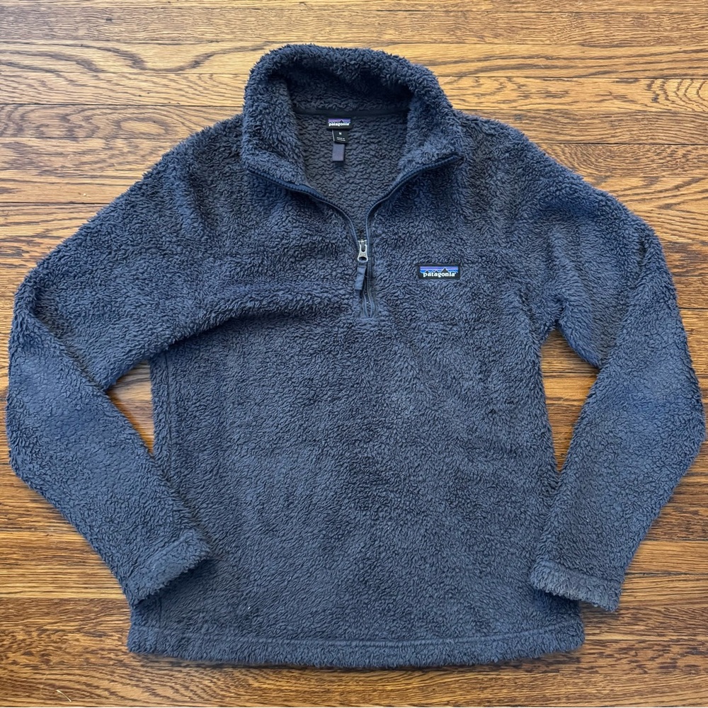 #512 Patagonia Gray Fleece Pullover for women.